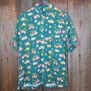 Limited Edition Surfcore Benitez By Baylen Levine OBX Hawaiian Shirt Men's M